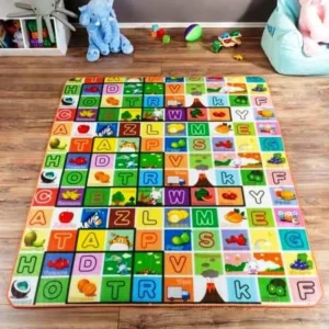 Double-Sided Baby Play Mat – Educational & Crawling Mat for Toddlers and Infants