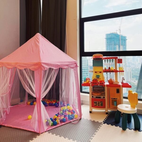 Children’s Hexagon Fairy Princess Castle Play Tent – Indoor & Outdoor Fun