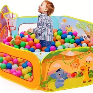 Kids Ball Pit Tent with Free Balls – Colorful Pop-Up Playhouse for Toddlers & Babies