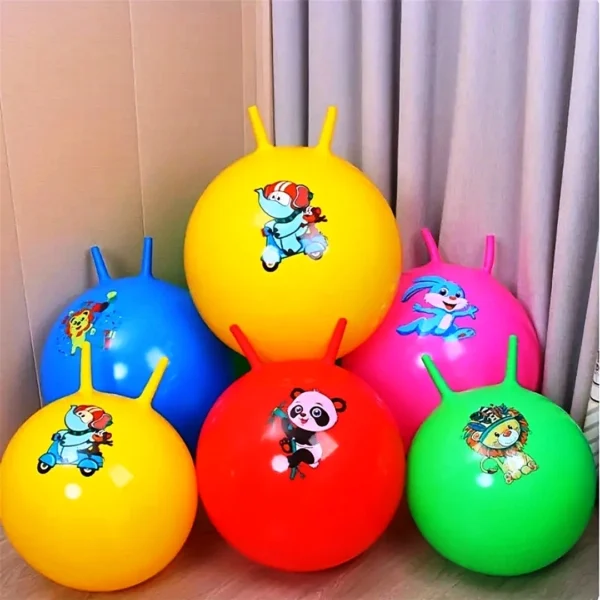 Kids Hop Ball – Bouncy Jumping Ball with Handle for Active Play & Exercise