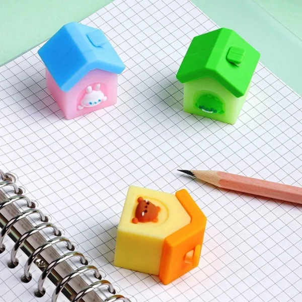 Cute Pet House Pencil Sharpener – Fun Design, Perfect School Supplies for Kids