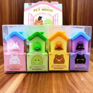 Cute Pet House Pencil Sharpener – Fun Design, Perfect School Supplies for Kids