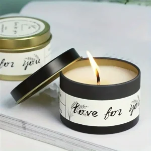 1 PC Scented Tin Candle – Smoke-Free, Long-Lasting & Travel-Friendly