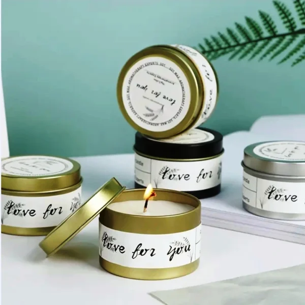 1 PC Scented Tin Candle – Smoke-Free, Long-Lasting & Travel-Friendly