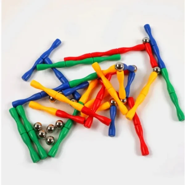 Master Magnet Construction Toy – Creative Magnetic Sticks & Balls Building Set