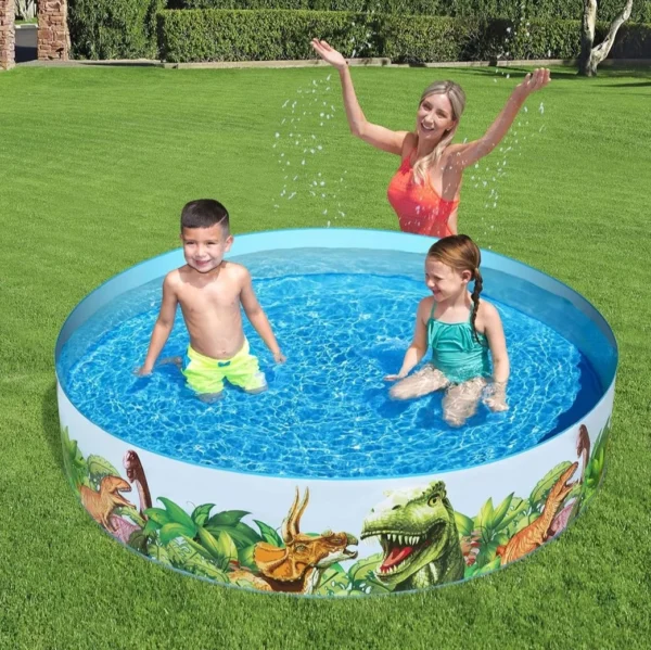 6ft Fill N Fun Sparkling Sea Kids Pool – Inflatable & Air-Free Design