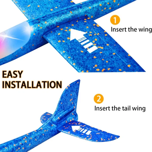 "Airplane Launcher Gun Toy for Kids – Soaring Jet Shooter with Foam Planes"