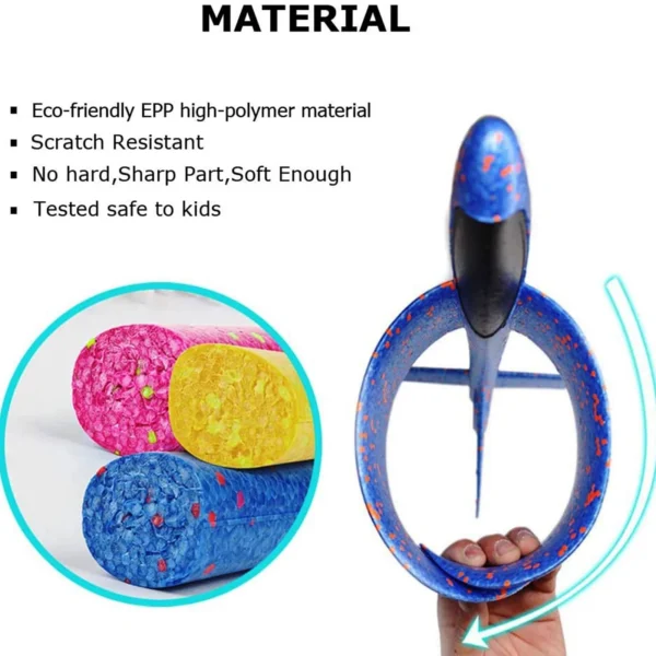 "Airplane Launcher Gun Toy for Kids – Soaring Jet Shooter with Foam Planes"
