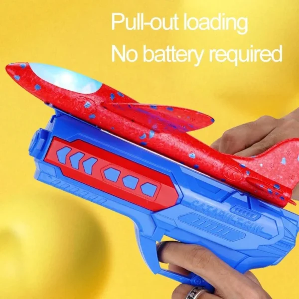 "Airplane Launcher Gun Toy for Kids – Soaring Jet Shooter with Foam Planes"