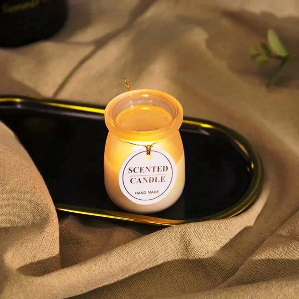 1 PC Luxury Scented Candle in Glass Jar with Wooden Cork Lid – Smoke-Free,Long Lasting & Eco-Friendly - Image 6