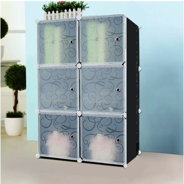 6-Cube Kids Storage Wardrobe – Best Organizer for Toys & Clothes