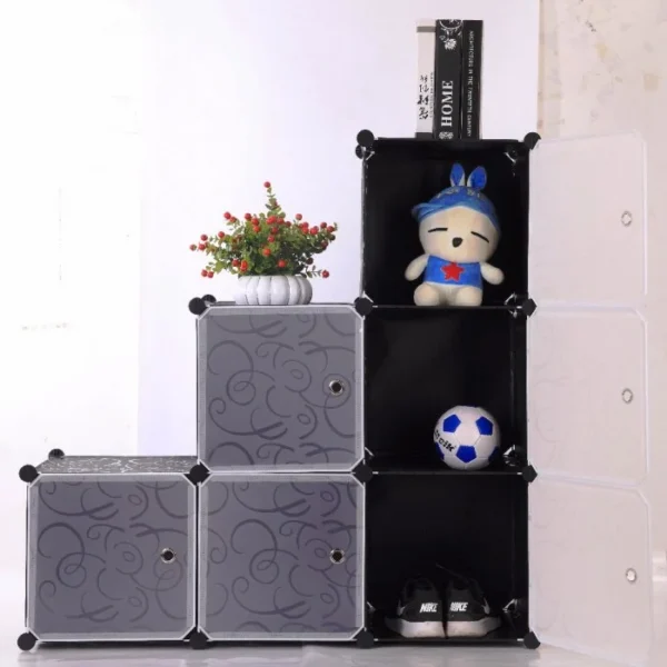 6-Cube Kids Storage Wardrobe – Best Organizer for Toys & Clothes