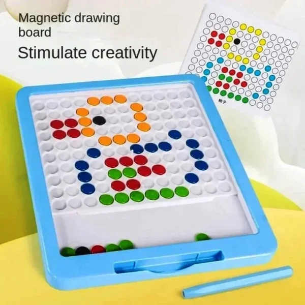 Magnetic Drawing Board with Beads – Fun Learning Toy for Kids