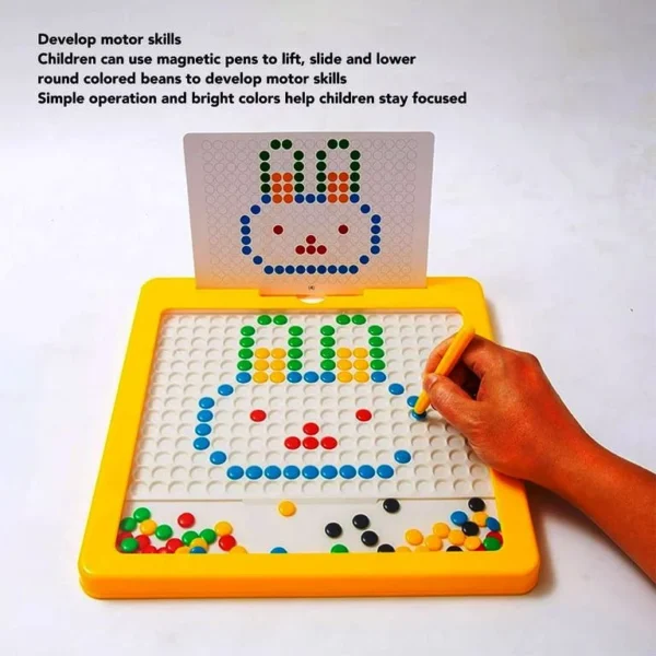 Magnetic Drawing Board with Beads – Fun Learning Toy for Kids