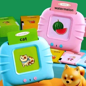 Rechargeable Talking Flashcards for Kids – Interactive Educational Toy for Toddlers & Preschool Learning