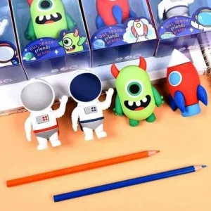 Cute Big Space Erasers – Fun Galaxy-Themed Erasers for Kids