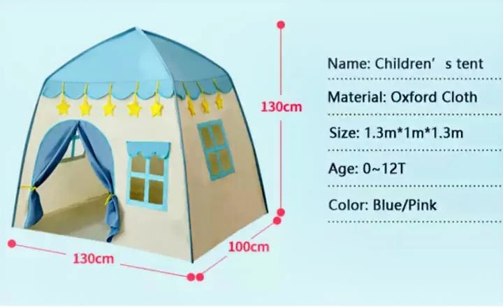 Magical Castle Play Tent for Kids – Indoor & Outdoor Fun with FREE Fairy Lights