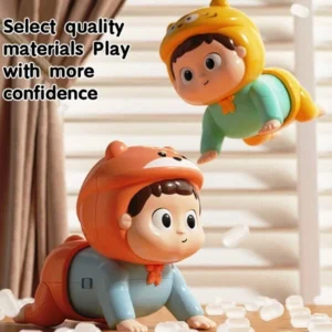 Crawling Baby Toy with Sounds & Lights – Interactive Toddler Toy