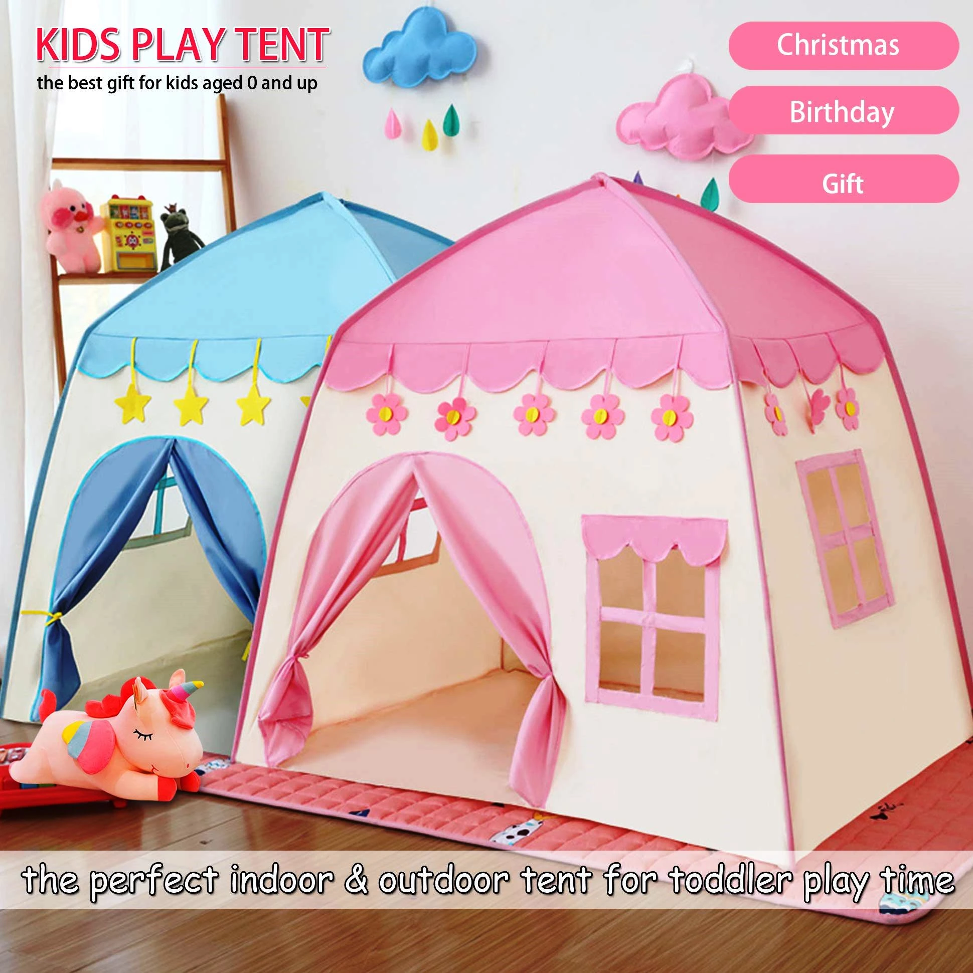 Magical Castle Play Tent for Kids – Indoor & Outdoor Fun with FREE Fairy Lights