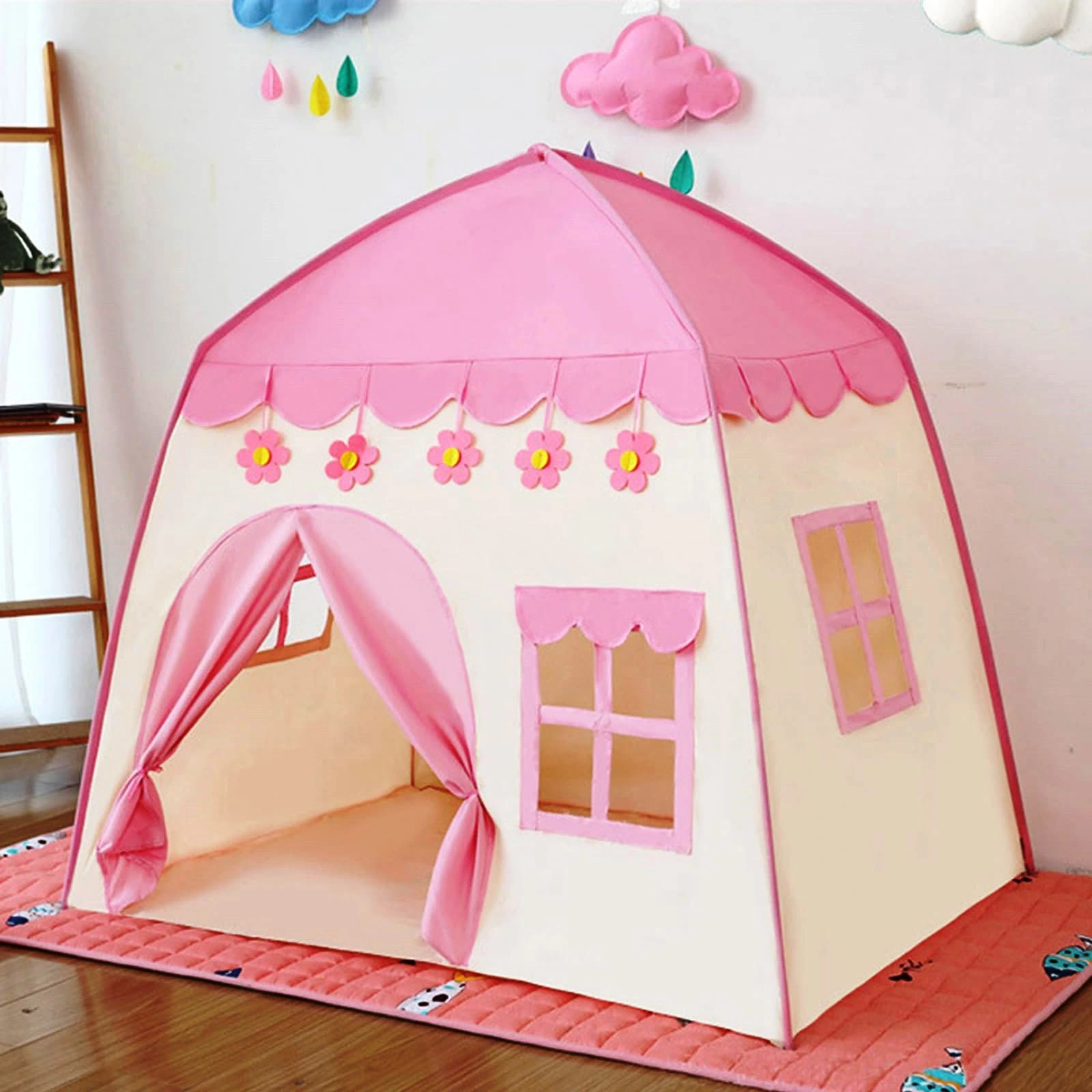 Magical Castle Play Tent for Kids – Indoor & Outdoor Fun with FREE Fairy Lights
