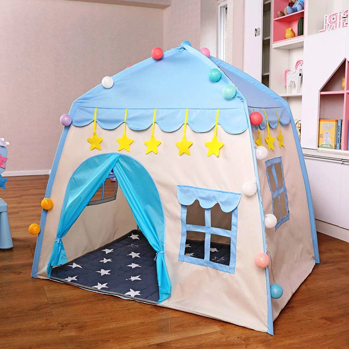 Magical Castle Play Tent for Kids – Indoor & Outdoor Fun with FREE Fairy Lights