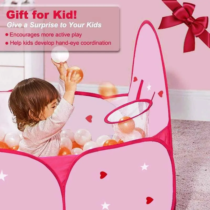 3-in-1 Kids Tunnel Play Tent House – Foldable Indoor & Outdoor Pop-Up Playhouse for Toddlers & Children