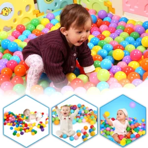 Colorful Ocean Balls for Kids – Soft & Safe Play Tent Balls for Ball Pits and Pools