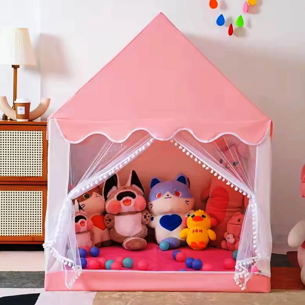 Princess Playhouse Tent for Kids – Indoor & Outdoor Castle Play Tent with Free Fairy Lights