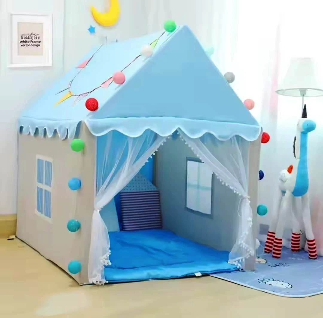 Princess Playhouse Tent for Kids – Indoor & Outdoor Castle Play Tent with Free Fairy Lights