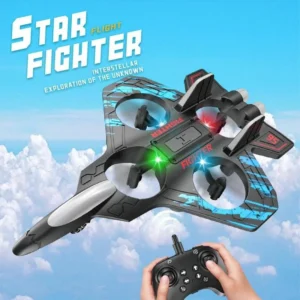 Remote Control Fighter Jet Airplane with 3D Flips – High-Speed Remote Control Aeroplane for Kids & Adults