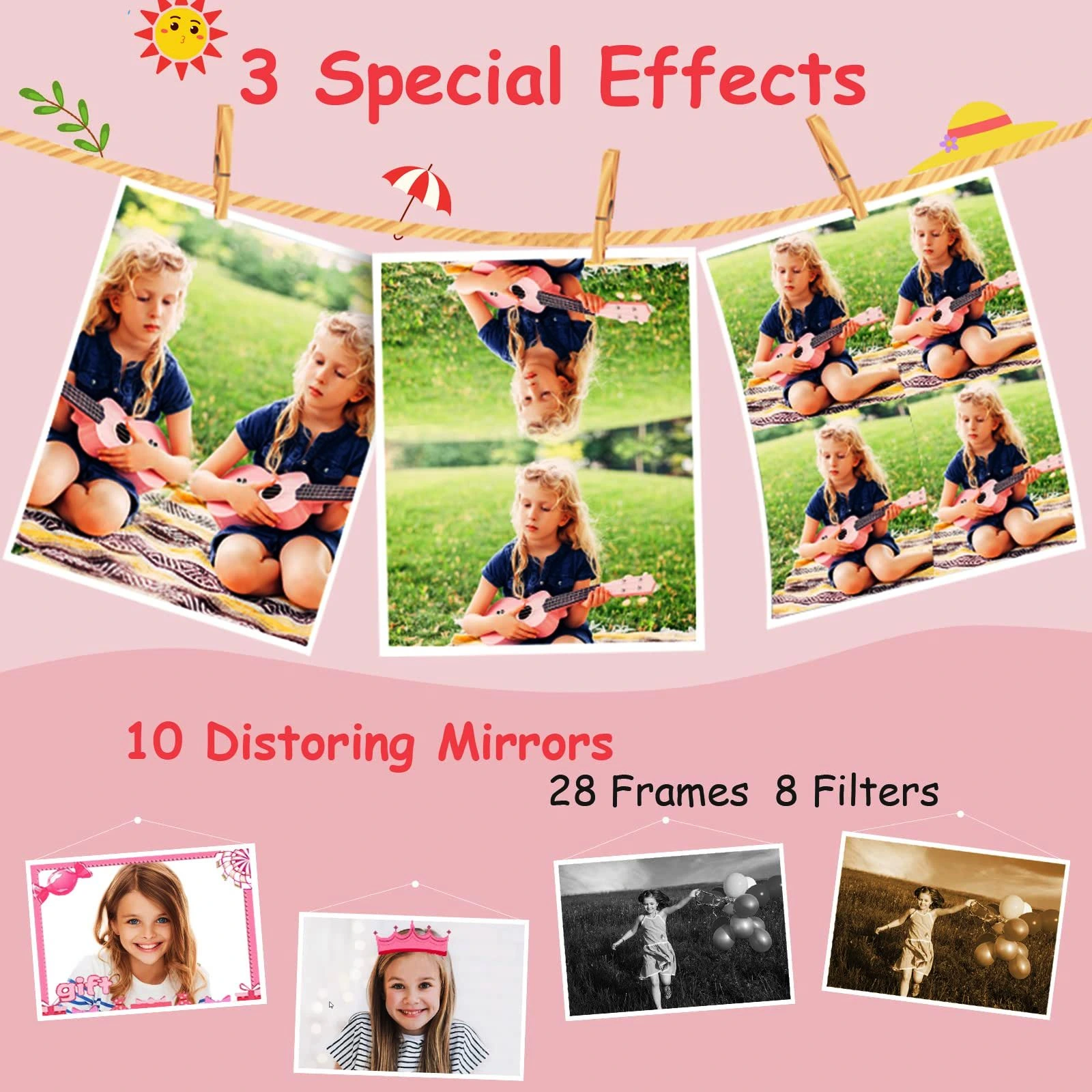 Kids Dual Camera – HD Digital Camera for Children with Front & Rear Lens