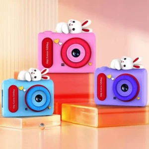 H05 Cartoon Animal Kids Camera – 2.0” HD Dual Lens, 8X Zoom