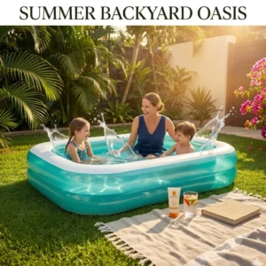 Rectangular Pool 6ft 7in – Compact & Durable